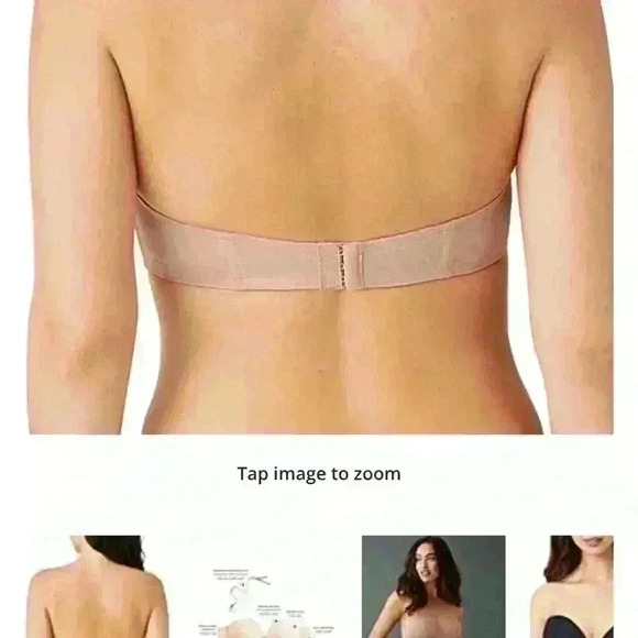 NEW! Wacoal Red Carpet Full-Busted Underwire Convertible Strapless Bra - Picture 10 of 12